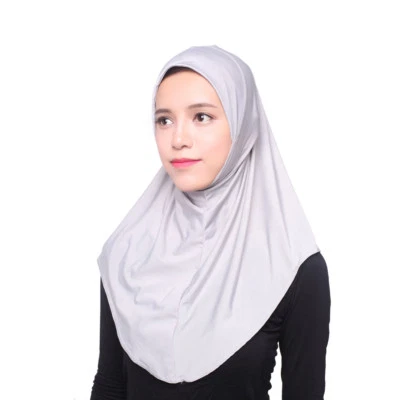 Women Muslim Hijab Long Scarf Islamic Shawls Shayla Amira Headwear Hats Scarves - Image 1 of 4