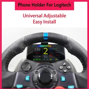 SIMPUSH Universal Adjustable Phone Holder Mount Stand Fit For Logitech Base - Picture 1 of 10