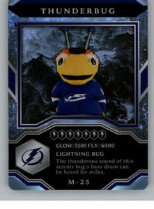 2021-22 Upper Deck MVP Mascot Gaming Cards #M-25 Thunderbug Tampa Bay Lightning