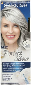 Garnier Perfect Silver Grey Hair Neutralising Cream - Pearly Silver - Picture 1 of 1