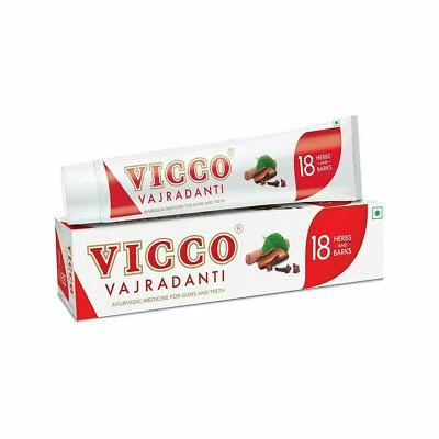 Vicco Vajradanti Ayurvedische Kräuterzahnpasta für starke Zähne und Zahnfleis... - Bild 1 von 4