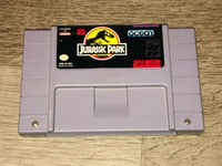 Jurassic Park Super Nintendo Snes Cleaned & Tested Authentic