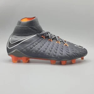 Nike Hypervenom Phantom 3 Elite DF FG 'Grey Orange' AH7270-081 Men's Size 7 - Picture 1 of 7
