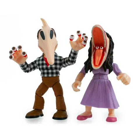 Beetlejuice Adam and Barbara (Scary) 2-Pack - 3.2” Collectible Figures Cover