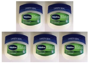 5 x 50ml Vaseline Pure Repairing Jelly Aloe Vera Lip and Skin Moisturizer - Picture 1 of 3