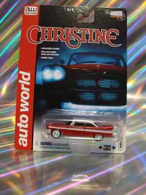 Christine ´58 Plymouth Fury / Hollywood Film Christine  Auto World ovp/neu 1:64 - Bild 1 von 2