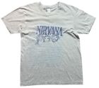 Vintage 1997 Nirvana Notizbuch Papierband T-Shirt Grunge Punk grau 90er Large