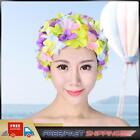 3D Flower Bathing Cap Breathable Water Sports Hat for Women (design and colour)