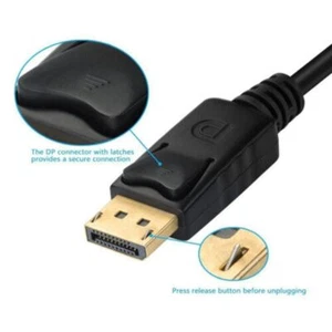 1080P 3 in 1 Konverter Display Port Adapterkabel DP zu HDMI/DVI/VGA Konverter - Bild 1 von 8