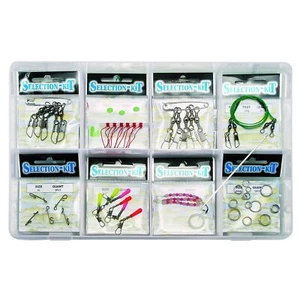 Crivit Angelzubehör Set 175-teilig Allround Stahlvorfach Karabiner Wirbel angeln - Bild 1 von 1