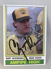 Craig T Nelson -Coach Burt Nickerson  Custom Retro Auto Card ALL THE RIGHT MOVES