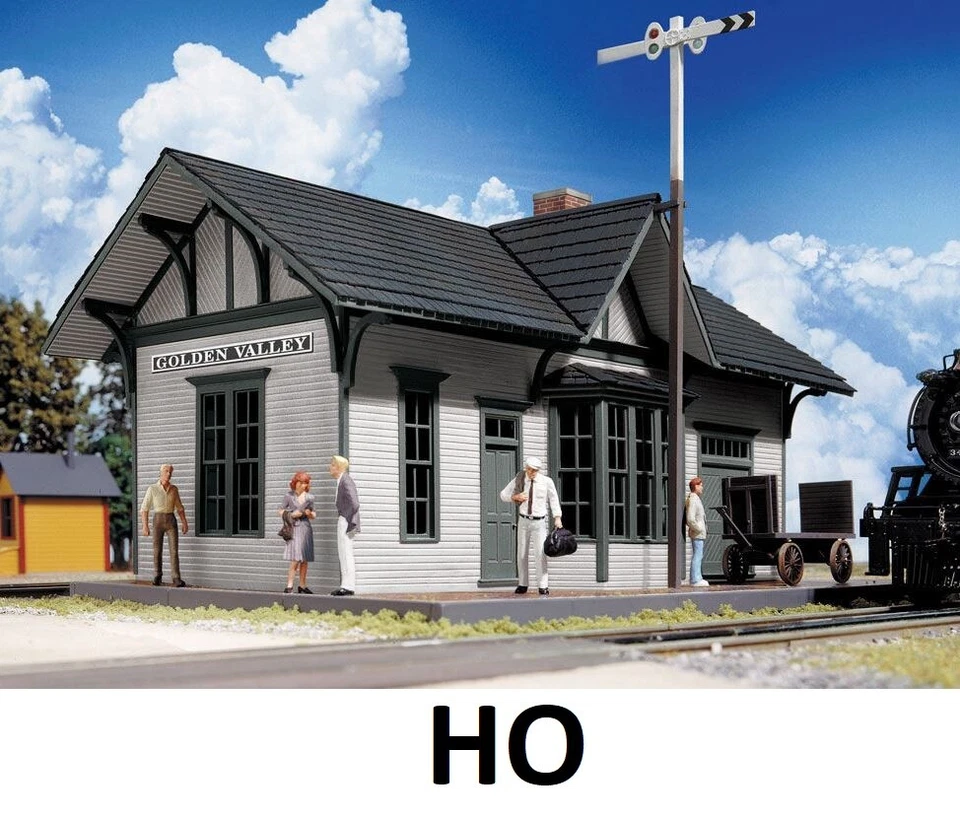 HO Scale - Golden Valley Depot - "Building Kit" - 933-3532 - Image 1 of 4