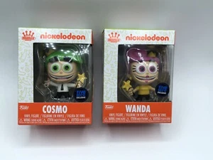 Lote de 2 figuras de vinilo Funko Minis 3" - 5 debajo de Ex. Cosmo & Wanda - Imagen 1 de 2