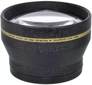 2.2X HD TELEPHOTO ZOOM LENS FOR Canon EOS 80D DSLR WITH 18-135mm Lens Basic Kit - Picture 1 of 9