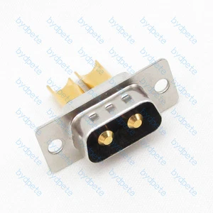 D-SUB Solder DB2 Pin 2W2 Plug 40A High Current Power Combination Gold plated - Picture 1 of 4