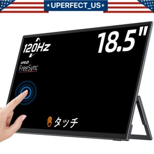 2024 UPERFECT 18.5'' Portable Touchscreen 120hz Monitor w/VESA FHD FreeSync IPS - Picture 1 of 24