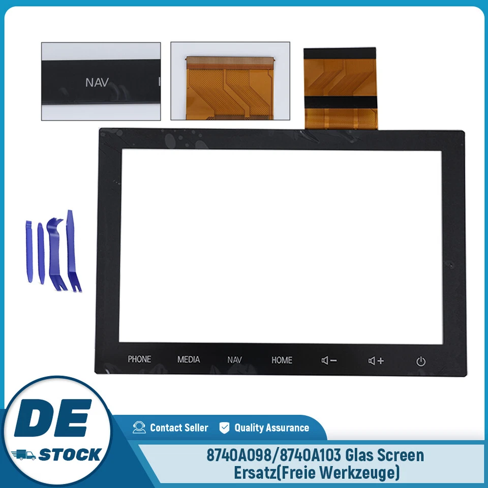 Digitalizador de pantalla táctil LCD de 8" para MITSUBISHI Outlander MK3 SAT 19-22 Radio NAV