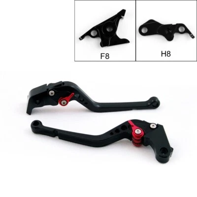 Long Brake Clutch Levers For Hyosung GT250R 2006-2010 GT650R 2006-2009 Black US - Image 1 of 4