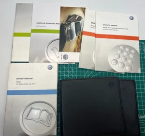 2015 Volkswagen Tiguan Owners Manual Complete W/ Leather Case OEM Used. M3 - Picture 1 of 6