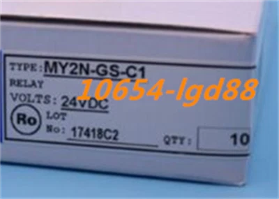 for 10PCS/Box New MY2N-GS-C1 Intermediate Relay 5A 24VDC 8Pin 2NO+2NC @24 - Image 1 of 4