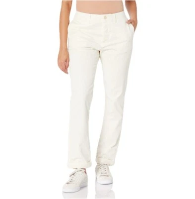 NEW Current Elliott Womens Size 30 Captain Cotton Biscuit White Ankle Pant $180 - Image 1 of 4