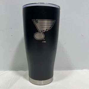 SAINT LOUIS BLUES, NHL, Fusion Drinkware 20oz Stainless Tumbler W/ Lid, Black - Picture 1 of 7