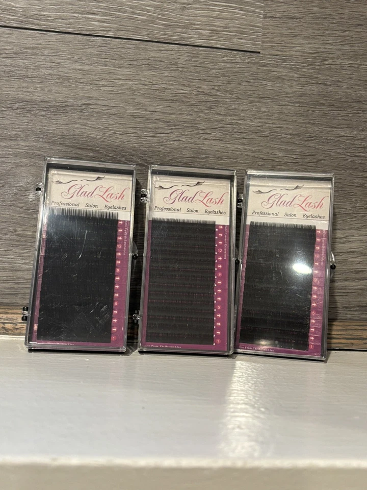 Glad Lash Eyelash Extension C Curl Mink Lashes 3 Pack - Image 1 of 2