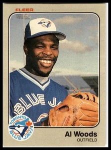 1983 Fleer #444 Al Woods - Picture 1 of 2