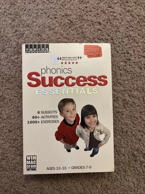 Topics Phonics Success Essentials 6 Subjects Ages 13-15 Grades 7-9 NEW SEALED - Image 1 of 4