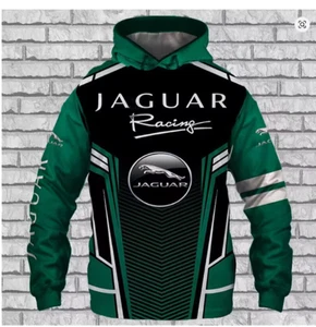 Felpa con cappuccio JAGUAR Motor Racing Motorsport - 4 taglie, qualità premium SPEDIZIONE GRATUITA - Foto 1 di 2