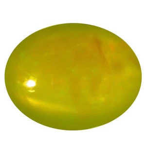 1.87 ct Awe-inspiring Oval Cabochon Shape (10 x 8 mm) Yellow Opal Gemstone - Picture 1 of 1