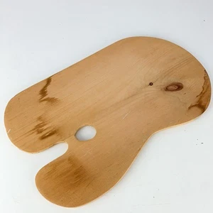 Vintage Unused Wood Artist Painters Wooden Palette Painting Art Supplies Boho - Picture 1 of 6