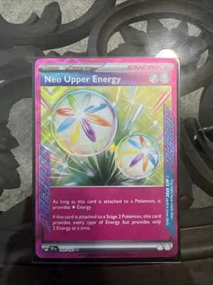 Neo Upper Energy 162/162SV05: Temporal Forces Ace Spec Holo Pokémon TCG - Image 1 of 3