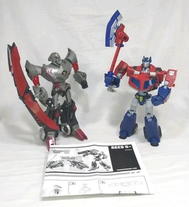 Transformers Animated The Battle Begins: Optimus Prime vs Megatron Set Complete - Picture 1 of 24
