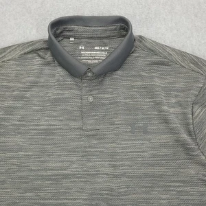 Under Armour Performance Polo Golf Camicia Uomo Taglia M Grigio Manica Corta - Foto 1 di 8