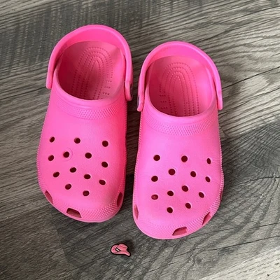 Zuecos Crocs Slide On Rosa Mujer Talla 9 Foto 1 de 4