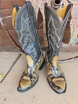 Botas Serpiente Nocona Vintage Talla 6.5 D PARA HOMBRES Foto 1 de 4