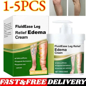 1-5x Crema Edema Terapia Gambe Crema Anti Gonfiore per Gambe Riduce Gonfiore Gambe - Foto 1 di 15