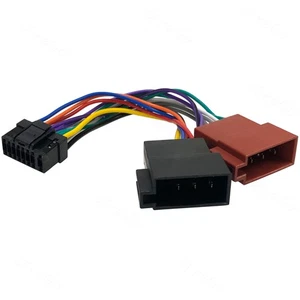 Auto Radio Adapter DIN ISO Stecker 16 Pin Kabelbaum passend für Alpine - Bild 1 von 9