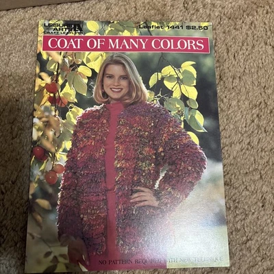 Coat of Many Colors No Pattern Required New Technique Jacket Women Leaflet 1441 - Image 1 of 2