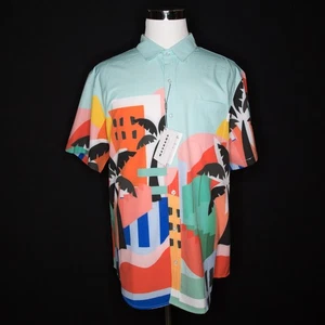 Camisa para hombre Mavrans Havana fin de semana manga corta con botones talla XXL - Imagen 1 de 6