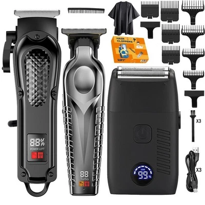 Profi Haarschneider Haarschneidemaschine Bart Trimmer Rasierer Hair Clipper SET - Bild 1 von 4