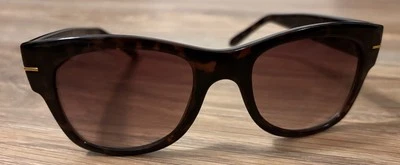 Gafas de sol de diseñador FOSSIL FW17 para mujer 51 mm marco marrón lentes grises Foto 1 de 4