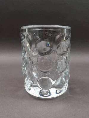 Jarrón de vidrio orrefors escandinavo Sven Palmqvist vintage burbuja lunares arte Foto 1 de 4