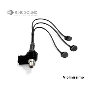 K&K Sound Violinissimo Violin / Viola Triple Pickup w/Jack - Picture 1 of 2