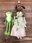 Tiana and Frog Prince Naveen Disney Princess and the Frog plush dolls 