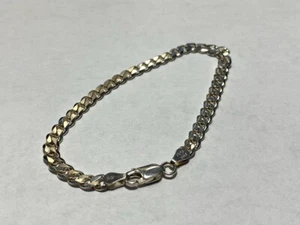 .925 Sterling Silver Curb Style Bracelet * - Picture 1 of 1