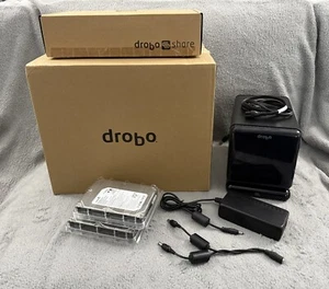 DROBO DRO4D-D NAS NETWORK STORAGE / 4-BAY DROBOSHARE / 3.5 / 1TB / GREAT COND - Picture 1 of 10