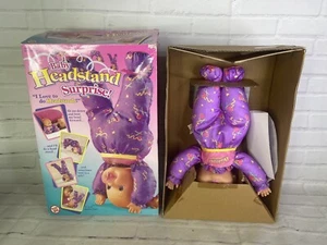 Vintage 1996 Baby Headstand Surprise Tumbling Doll Toy Biz 90s NEW IN BOX - Picture 1 of 12