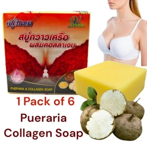 Pueraria Collagen Soap for Face & Body Firm, Dark Spots, Smooth Skin Thailand - Picture 1 of 13